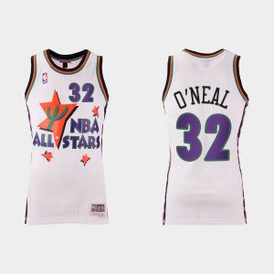 1995 NBA All-Star Orlando Magic #32 Shaquille O'Neal White Jersey