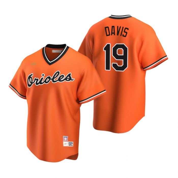Baltimore Orioles Chris Davis Orange Cooperstown Collection Alternate Jersey