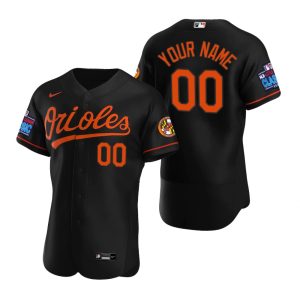 Baltimore Orioles Custom Black 2022 Little League Classic Jersey