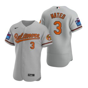 Baltimore Orioles Jorge Mateo Gray 2022 Little League Classic Jersey