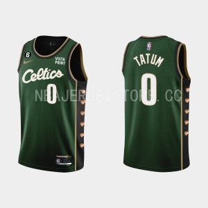 Boston Celtics #0 Jayson Tatum 2022-23 City Edition Green Jersey