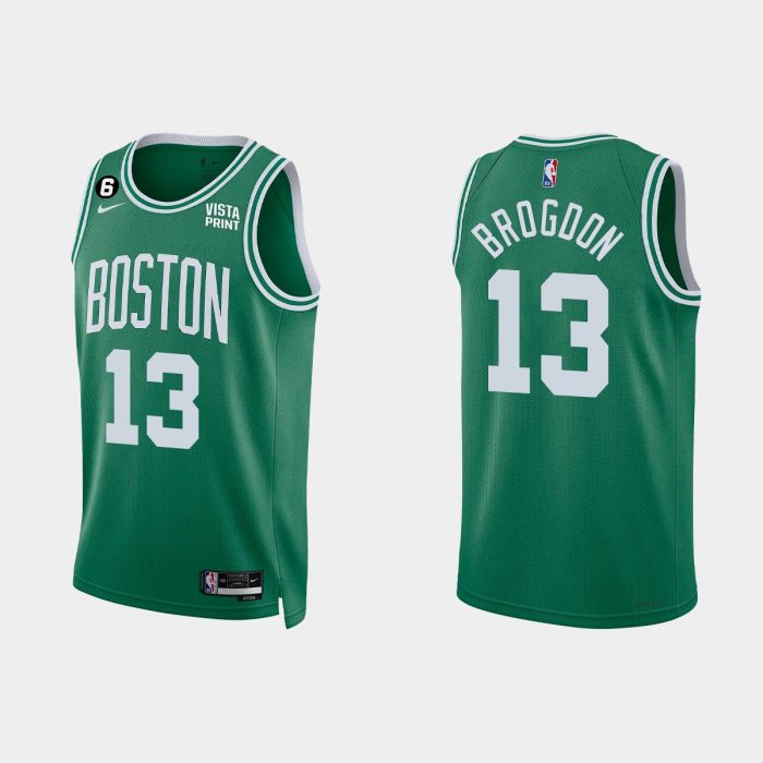Boston Celtics #13 Malcolm Brogdon 2022-23 Icon Edition Kelly Green Jersey