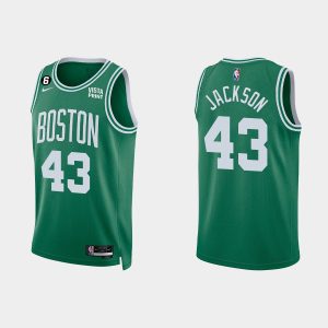 Boston Celtics #43 Justin Jackson Icon Edition Kelly Green 2022-23 Jersey