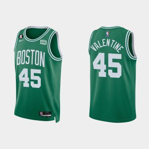 Boston Celtics #45 Denzel Valentine Icon Edition Kelly Green 2022-23 Jersey
