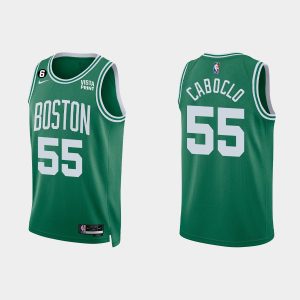 Boston Celtics #55 Bruno Caboclo 2022-23 Icon Edition Kelly Green Jersey