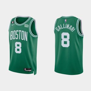Boston Celtics #8 Danilo Gallinari 2022-23 Icon Edition Kelly Green Jersey