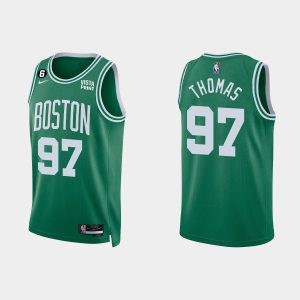 Boston Celtics #97 Brodric Thomas Icon Edition Kelly Green 2022-23 Jersey