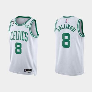 Boston Celtics Danilo Gallinari #8 Association Edition White Jersey