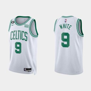 Boston Celtics Derrick White #9 Association Edition White Jersey