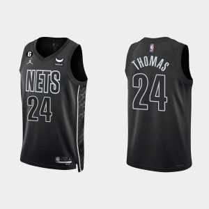 Brooklyn Nets #24 Cameron Thomas Statement Edition Black 2022-23 Jersey