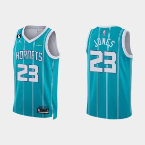 Charlotte Hornets #23 Kai Jones Icon Edition Teal 2022-23 Jersey