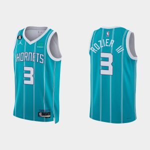 Charlotte Hornets #3 Terry Rozier III Icon Edition Teal 2022-23 Jersey