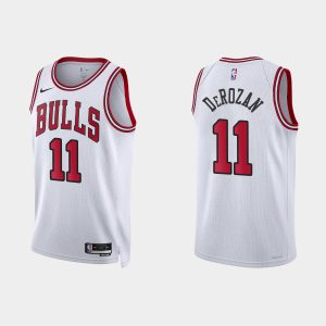 Chicago Bulls DeMar DeRozan #11 Association Edition White Jersey