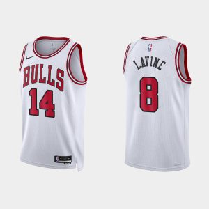 Chicago Bulls Malcolm Hill #14 Association Edition White Jersey