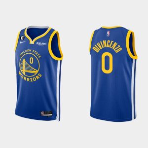 Golden State Warriors #0 Donte DiVincenzo Icon Edition Royal 2022-23 Jersey