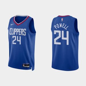 Los Angeles Clippers #24 Norman Powell Icon Edition Blue 2022-23 Jersey