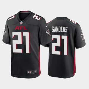 Men Atlanta Falcons Deion Sanders 2020 Game Jersey - Black