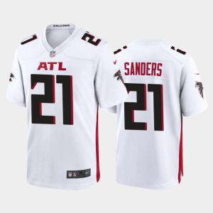 Men Atlanta Falcons Deion Sanders 2020 Game Jersey - White
