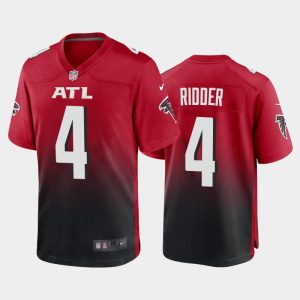 Men Atlanta Falcons Desmond Ridder Game Jersey - Red