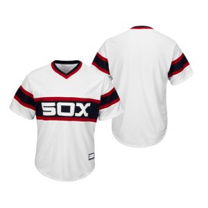 Men Chicago White Sox White Cooperstown Collection Replica Big & Tall Jersey