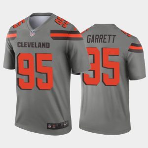 Men Cleveland Browns Myles Garrett Inverted Legend Jersey - Gray