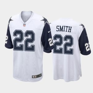 Men Dallas Cowboys Emmitt Smith Alternate Game Retired Player Jersey - White