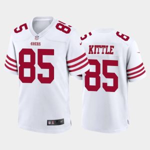 Men George Kittle San Francisco 49ers Game Jersey - White