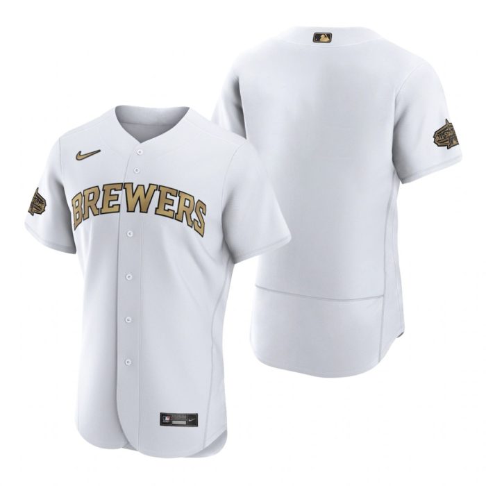 Men Milwaukee Brewers White 2022 Mlb All-Star Game Jersey