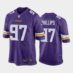 Men Minnesota Vikings Harrison Phillips Game Jersey - Purple
