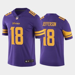 Men Minnesota Vikings Justin Jefferson Color Rush Limited Jersey - Purple