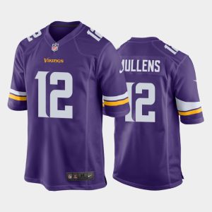 Men Minnesota Vikings Nick Mullens Game Jersey - Purple