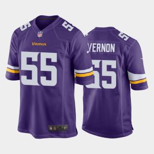 Men Minnesota Vikings Olivier Vernon Game Jersey - Purple