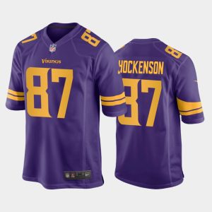 Men Minnesota Vikings T.J. Hockenson Alternate Game Jersey - Purple