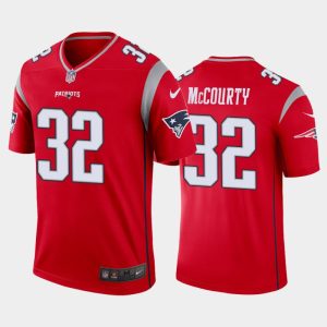 Men New England Patriots Devin McCourty Inverted Legend Jersey - Red