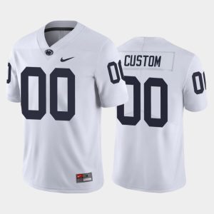 Men Penn State Nittany Lions Custom Limited College Football Jersey - White