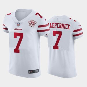 Men San Francisco 49ers Colin Kaepernick 75th Anniversary Jersey - White