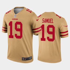 Men San Francisco 49ers Deebo Samuel Inverted Legend Jersey - Gold