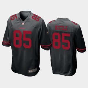 Men San Francisco 49ers George Kittle Game Jersey - Black