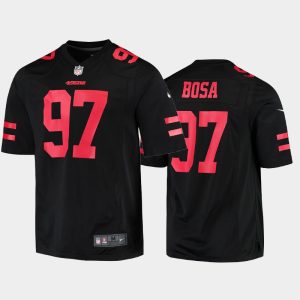 Men San Francisco 49ers Nick Bosa Finished Game Jersey - Black