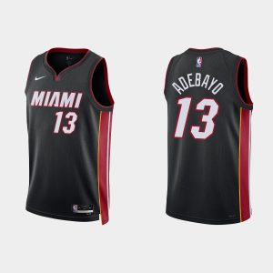 Miami Heat #13 Bam Adebayo Icon Edition Black 2022-23 Jersey