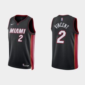 Miami Heat #2 Gabe Vincent Icon Edition Black 2022-23 Jersey