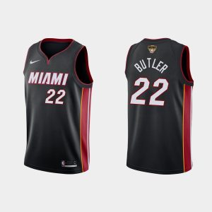 Miami Heat #22 Jimmy Butler 2020 NBA Finals Bound Icon Black Jersey