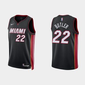 Miami Heat #22 Jimmy Butler Icon Edition Black 2022-23 Jersey