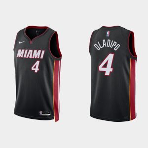 Miami Heat #4 Victor Oladipo Icon Edition Black 2022-23 Jersey