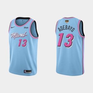 Miami Heat Bam Adebayo #13 2020 NBA Finals Bound Vice Night City Jersey - Blue