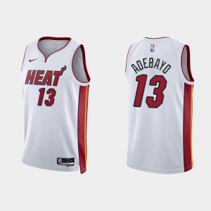 Miami Heat Bam Adebayo #13 Association Edition White Jersey
