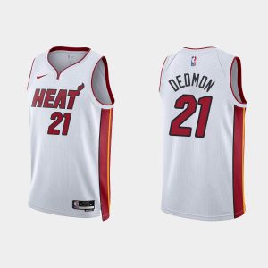 Miami Heat Dewayne Dedmon #21 Association Edition White Jersey