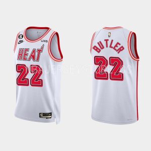 Miami Heat Jimmy Butler #22 2022-23 Classic Edition White Jersey