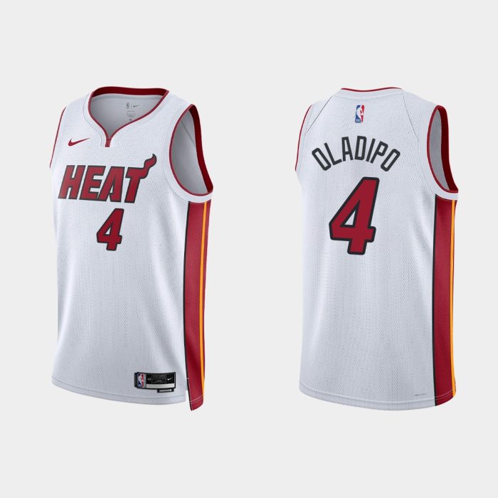 Miami Heat Victor Oladipo #4 Association Edition White Jersey