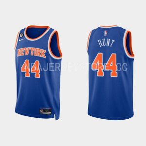 New York Knicks #16 Feron Hunt 2022-23 Icon Edition Royal Jersey